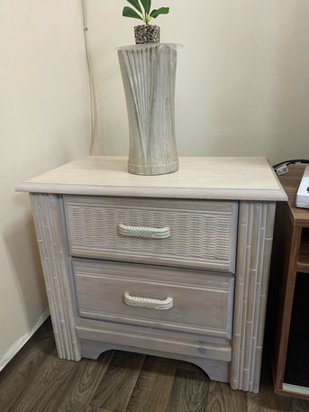 Tabuk City, Furniture, SAR 50,  Wooden Bed End Table With Drawer