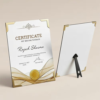Bangalore, Collectibles, INR 550,  Frameless Certificate Frame