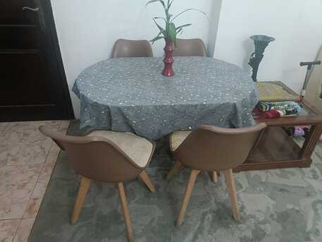 Jubail, Furniture, SAR 600,  Dining Table And Steel Bed For Sale