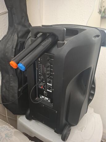 Riyadh, Musical Instruments, SAR 350,  Karaoke Speaker With Two Cordless Mics (IKON)