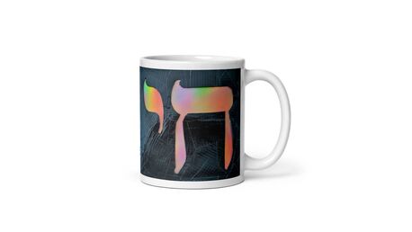 New York, Household Items, Rainbow Colored Chai Life White Glossy Mug