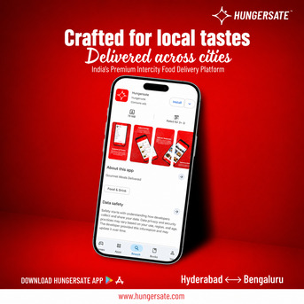 Hyderabad, Food Delivery, Bring Hometown Flavors Home Via The Best Intercity Food Delivery App