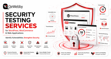New York, Web Design & Development, Security Testing Services For WordPress, WooCommerce & Web Applications | QeWebby