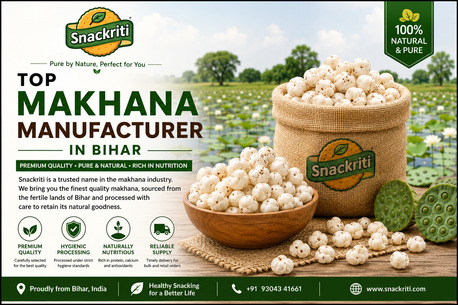 Mumbai, Food Delivery, Top Makhana Manufacturer In Bihar For Healthy And Nutritious Snacking