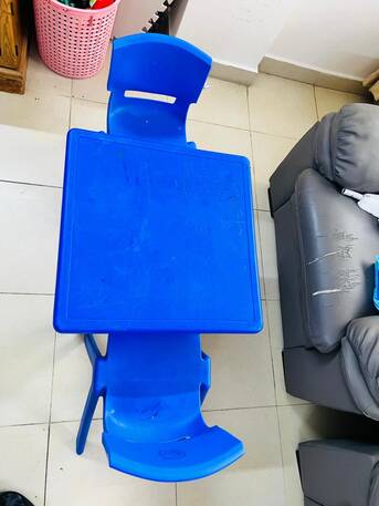 Manama, Baby & Kid Stuff, BHD 15,  Kids Drawing And Study Table With 2 Chair For Sale 15BD