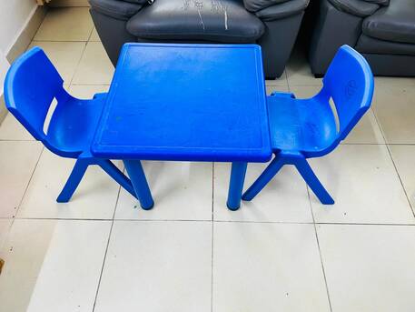 Manama, Baby & Kid Stuff, BHD 15,  Kids Drawing And Study Table With 2 Chair For Sale 15BD