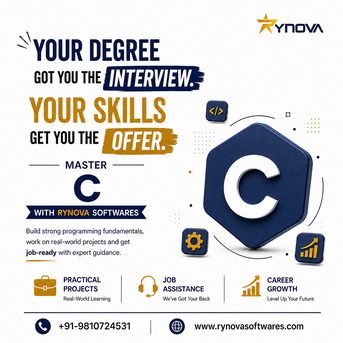 New Delhi, Lessons Offered, Best Online C Programming Course In Delhi NCR By Rynova Softwares