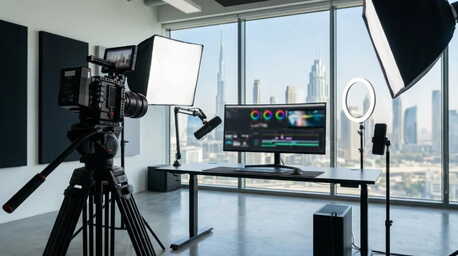 Dubai, Equipment Rental, Professional Podcast Room Dubai For High-Quality Recordings