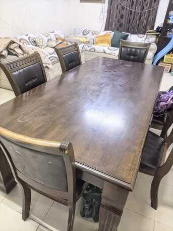 Jubail, Furniture, SAR 400,  Large Dinning Table With 6 Chair