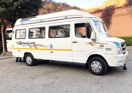 Jaipur, Travel, Premium 16 Seater Maharaja Tempo Traveller