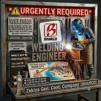 Riyadh, Jobs, WELDING ENGINEER