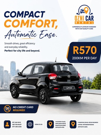Durban, Auto Parts, ZAR 1500,  Durban Umhlanga Car Rental &ndash; Reliable, Affordable & Flexible Vehicle Hire
