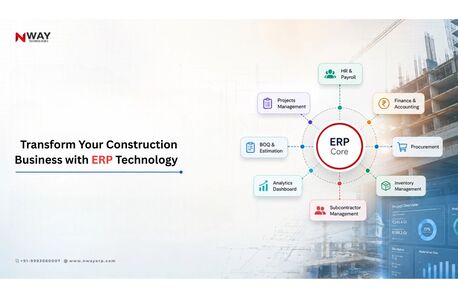 Indore, ERP, Transform Your Construction Business With ERP Technology