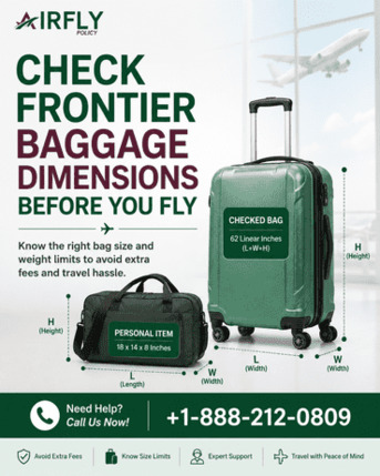 New York, Travel, Check Frontier Baggage Dimensions Before You Fly