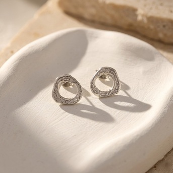 Miami, Jewelry, USD 25,  Buy Now Silver And Gold Plated Earrings Online In The USA