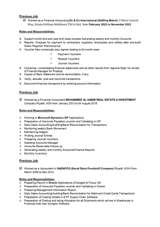 Jeddah, Job Seekers, Accountant | Transferable Iqama | Immediately Joining