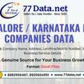 68K Bangalore Karnataka MSME Companies Data For Business Growth