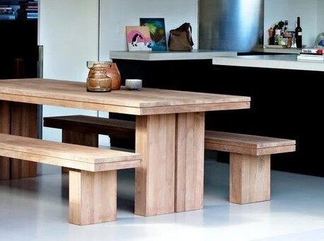 Kuala Lumpur, Furniture, MYR 4800,  Teak Dining Table -Modern