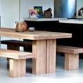 MYR 4800,  Teak Dining Table -Modern