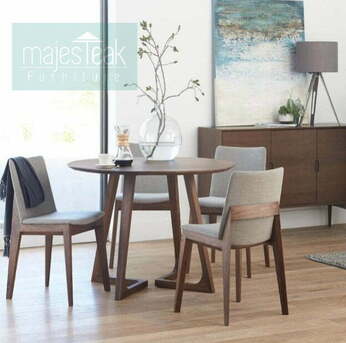 Kuala Lumpur, Furniture, MYR 2800,  Teak Round Dining Table -Zesto