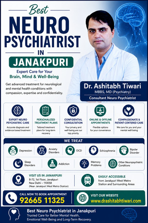 New Delhi, Health, Best Neuro Psychiatrist In Janakpuri