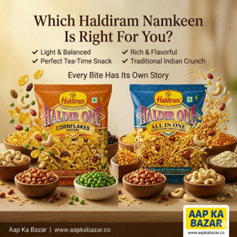 New Delhi, Household, Which Haldiram Namkeen Matches Your Taste?