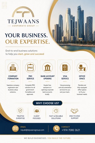 Al Mansoura, Business, Launch & Grow Your Business In Qatar With Tejwaans Corporate Group