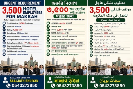 Jeddah, Jobs, URGENT Requirement - Restaurant WORKERS
