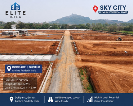Kurnool, Commercial Villas, INR 3600000,  1500 Sq. Feet,  Plots For Sale In Dokiparru Guntur Rera Approved Avaialble Limited Only..