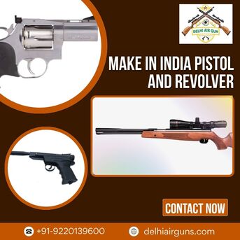 New Delhi, Sporting Goods, Top-Rated Make In India Pistol And Revolver | Delhi Air Gun