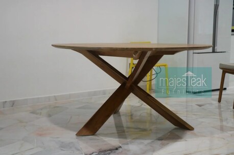 Kuala Lumpur, Furniture, MYR 3800,  Teak Round Table -Slice Design
