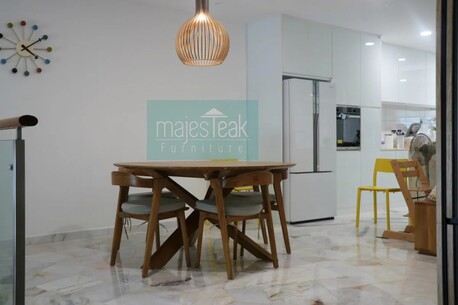 Kuala Lumpur, Furniture, MYR 3800,  Teak Round Table -Slice Design