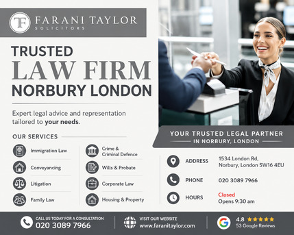 London, Legal, Reliable Law Firm Norbury London | Legal Advice You Can Trust Norbury