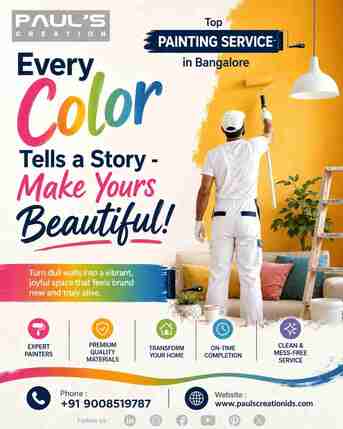 Bangalore, Interior Design, Top Painting Service In Bangalore