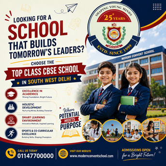 New Delhi, Education, Top Class Cbse School In South West Delhi - Modern Convent School