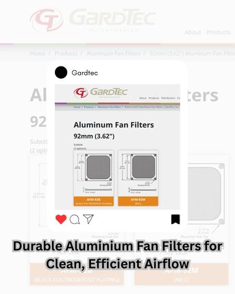 New York, Electronics, USD 5,  High-Airflow Aluminum Fan Filters For Dust Protection | GardTec