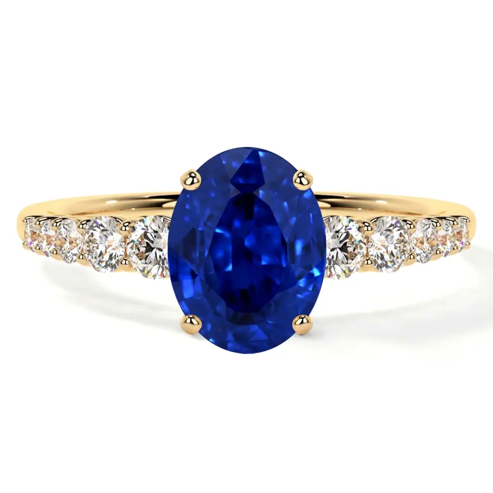 New York, Jewelry, USD 1,  Buy GemsNY Best Engagement Rings &ndash; Lab Sapphire 1.02cttw
