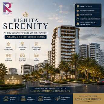 Lucknow, Apartments, Flats, Houses & Villas, Invest In Rishita Serenity Lucknow For A Better Future