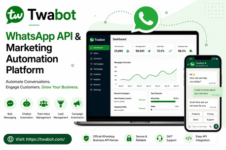 New Delhi, Accounting, Twabot &ndash; WhatsApp API & Marketing Automation Platform