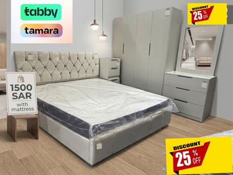 Jeddah, Furniture, SAR 1500,  🛏️ Bedroom Set For Sale! 🛏️ Price: 1500 SAR (Includes Mattress)