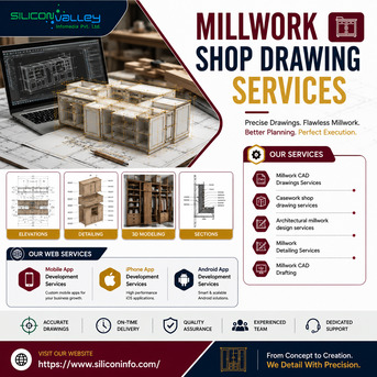 New York, Construction, Millwork CAD Drawings Services USA