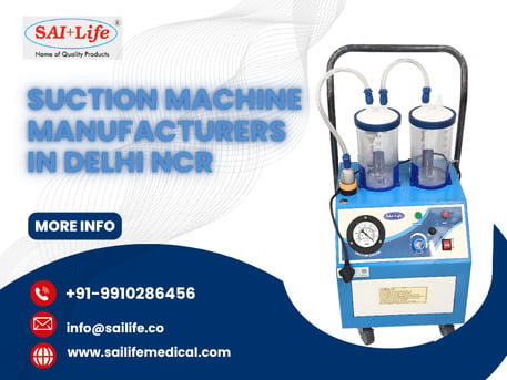 Ghaziabad, Furniture, Trusted Suction Machine Manufacturers In Delhi NCR For Advanced Medical Equipment