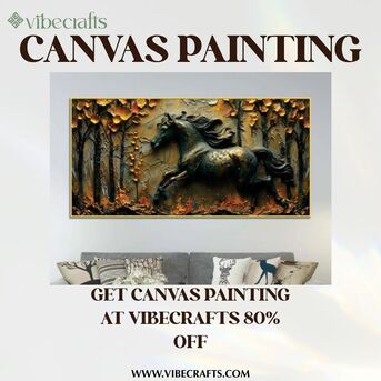 Noida, Household Items, INR 2600,  Premium Canvas Painting For Elegant Home D&eacute;cor