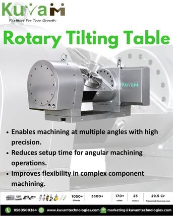 Noida, Industrial Machinery, INR 500000,  Tilting Rotary Table - Importance