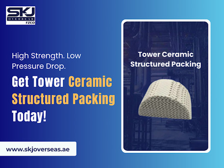 Silicon Oasis, Business, Premium Ceramic Structured Packing Solutions For Industrial Use