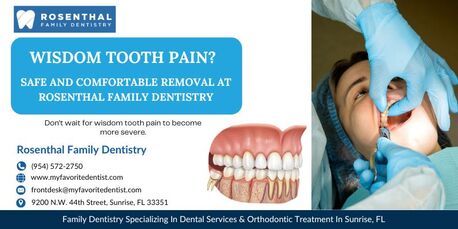 New York, Dental, Find Safe, Comfortable Wisdom Tooth Pain Relief At Rosenthal Family Dentistry