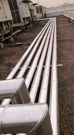 Dammam, Construction, We Are Working HVAC Ducting, Copper Piping, Insulation & Cladding