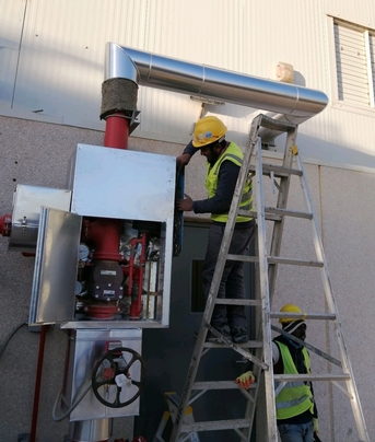 Dammam, Construction, We Are Working HVAC Ducting, Copper Piping, Insulation & Cladding