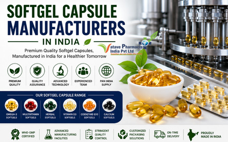 Chandigarh, Health, Softgel Manufacturers In India