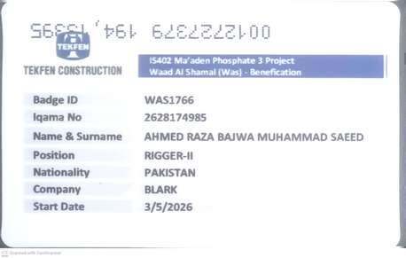 Jubail, Job Seekers, I Am Experienced Rigger 2 Looking For Job
